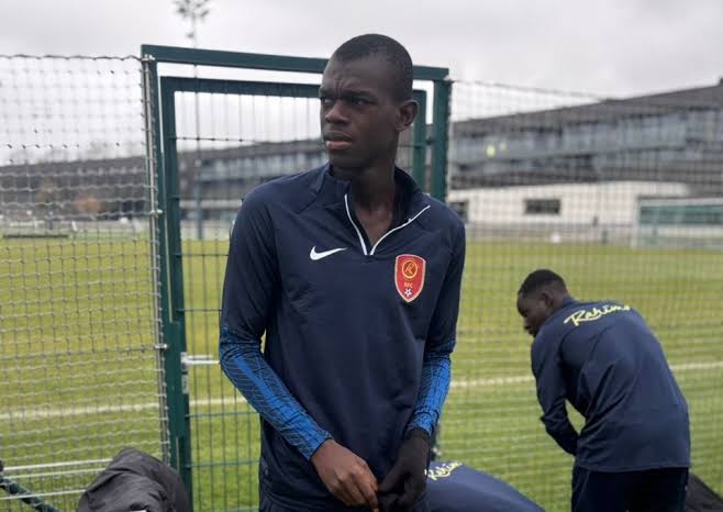 Bama training in Rahimo FC kit