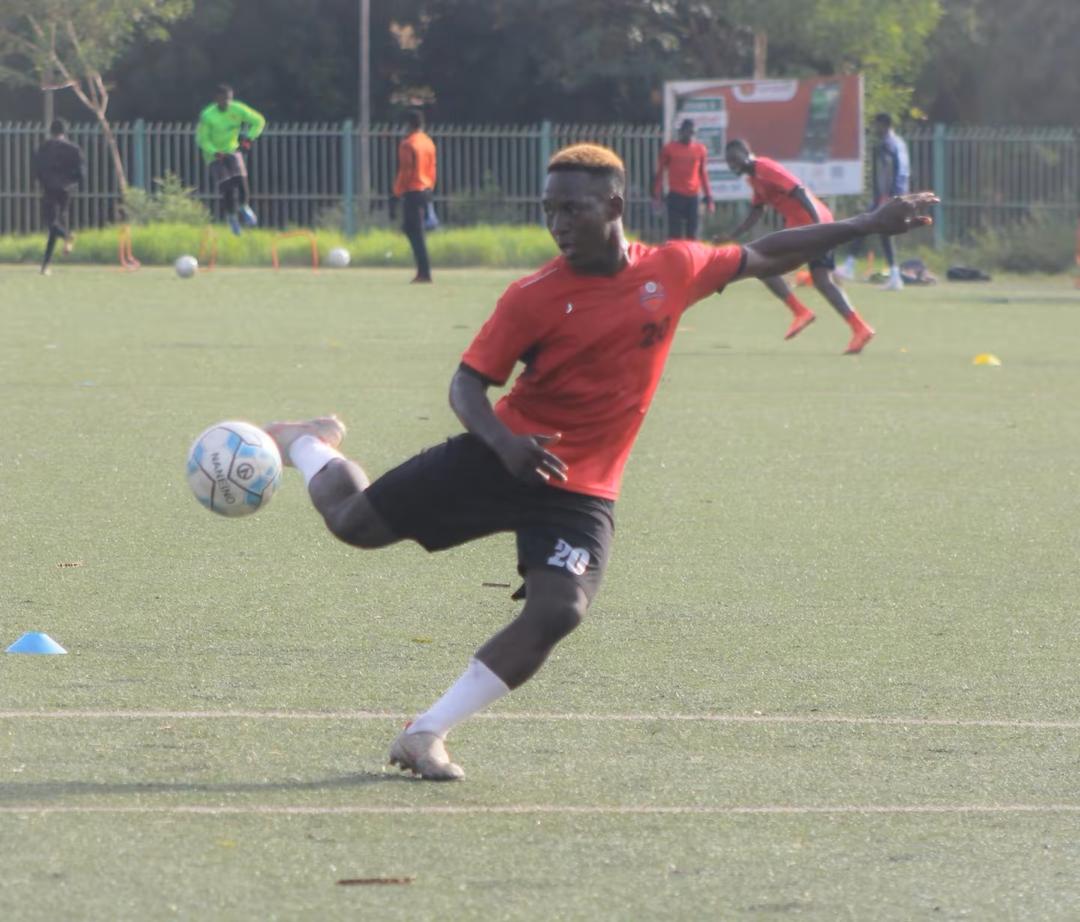Ky during a training session